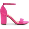 image:imageDREAM PAIRS Heels for Women Chunky Block Heel Open Toe Ankle Strap 35 Inch Heeled Sandals for Party Date WeddingHot Pink