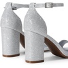 image:imageDREAM PAIRS Heels for Women Chunky Block Heel Open Toe Ankle Strap 35 Inch Heeled Sandals for Party Date WeddingSilver