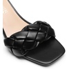 image:imageDREAM PAIRS Heels for Women Rhinestone Open Toe Low Kitten Heels Sexy Stilettos Heels Pump Sandals Party Evening Prom Dance Dress ShoesBlackPu