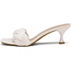 image:imageDREAM PAIRS Heels for Women Rhinestone Open Toe Low Kitten Heels Sexy Stilettos Heels Pump Sandals Party Evening Prom Dance Dress ShoesWhitePu