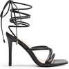 image:imageDREAM PAIRS Heels for Women Strappy High Stiletto Lace Up Heeled Sandals Square Open Toe Heels for Prom Party DatingBlackpu