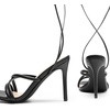 image:imageDREAM PAIRS Heels for Women Strappy High Stiletto Lace Up Heeled Sandals Square Open Toe Heels for Prom Party DatingBlackpu