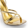 image:imageDREAM PAIRS Heels for Women Strappy High Stiletto Lace Up Heeled Sandals Square Open Toe Heels for Prom Party DatingGoldpu