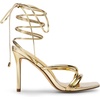 image:imageDREAM PAIRS Heels for Women Strappy High Stiletto Lace Up Heeled Sandals Square Open Toe Heels for Prom Party DatingGoldpu