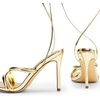 image:imageDREAM PAIRS Heels for Women Strappy High Stiletto Lace Up Heeled Sandals Square Open Toe Heels for Prom Party DatingGoldpu