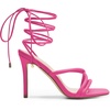 image:imageDREAM PAIRS Heels for Women Strappy High Stiletto Lace Up Heeled Sandals Square Open Toe Heels for Prom Party DatingHot Pinkpu
