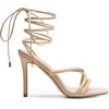 image:imageDREAM PAIRS Heels for Women Strappy High Stiletto Lace Up Heeled Sandals Square Open Toe Heels for Prom Party DatingNudepu