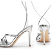 image:imageDREAM PAIRS Heels for Women Strappy High Stiletto Lace Up Heeled Sandals Square Open Toe Heels for Prom Party DatingSilverpu