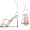 image:imageDREAM PAIRS Heels for Women Strappy High Stiletto Lace Up Heeled Sandals Square Open Toe Heels for Prom Party DatingWhitepu