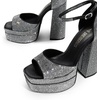 image:imageDREAM PAIRS High Heels Chunky Block Platform Heels for Women Ankle Strap Sexy Open Square Toe Heels Dressy Pumps SandalsBlackrhinestone