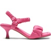 image:imageDREAM PAIRS Kitten Heels for Women Comfortable Low Heels Sandals Suqare Open Toe Cute Wedding Party Evening Prom Dance Strap Dress Pump Sandals ShoesHot Pink