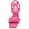 image:imageDREAM PAIRS Kitten Heels for Women Comfortable Low Heels Sandals Suqare Open Toe Cute Wedding Party Evening Prom Dance Strap Dress Pump Sandals ShoesHot Pink