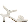 image:imageDREAM PAIRS Kitten Heels for Women Comfortable Low Heels Sandals Suqare Open Toe Cute Wedding Party Evening Prom Dance Strap Dress Pump Sandals ShoesWhite