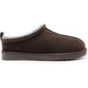 image:imageDREAM PAIRS Mens Fuzzy Cozy Slippers Genuine Suede Indoor Outdoor Home Comfy Winter Slip On Cute Warm Memory Foam Furry Shoes FuzzyEasyBrown