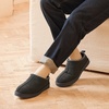 image:imageDREAM PAIRS Mens Fuzzy Cozy Slippers Genuine Suede Indoor Outdoor Home Comfy Winter Slip On Cute Warm Memory Foam Furry Shoes FuzzyEasyGrey