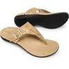 image:imageDREAM PAIRS Orthotic Thong Sandals for Women Arch Support Flip Flops Comfortable Lightweight Slip On Sandals for Walking Casual Summer Everyday WearGoldcork