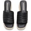 image:imageDREAM PAIRS Platform Espadrille Sandals for Women Wedges Slides Slip on Bohemia Sandals Flatform Open Toe Beach Sandals Dressy Outdoor Summer ShoesBlack