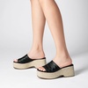 image:imageDREAM PAIRS Platform Espadrille Sandals for Women Wedges Slides Slip on Bohemia Sandals Flatform Open Toe Beach Sandals Dressy Outdoor Summer ShoesBlack