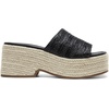 image:imageDREAM PAIRS Platform Espadrille Sandals for Women Wedges Slides Slip on Bohemia Sandals Flatform Open Toe Beach Sandals Dressy Outdoor Summer ShoesBlack