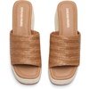 image:imageDREAM PAIRS Platform Espadrille Sandals for Women Wedges Slides Slip on Bohemia Sandals Flatform Open Toe Beach Sandals Dressy Outdoor Summer ShoesBrown