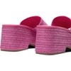 image:imageDREAM PAIRS Platform Espadrille Sandals for Women Wedges Slides Slip on Bohemia Sandals Flatform Open Toe Beach Sandals Dressy Outdoor Summer ShoesHot Pink