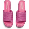 image:imageDREAM PAIRS Platform Espadrille Sandals for Women Wedges Slides Slip on Bohemia Sandals Flatform Open Toe Beach Sandals Dressy Outdoor Summer ShoesHot Pink