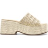 image:imageDREAM PAIRS Platform Espadrille Sandals for Women Wedges Slides Slip on Bohemia Sandals Flatform Open Toe Beach Sandals Dressy Outdoor Summer ShoesNude