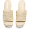 image:imageDREAM PAIRS Platform Espadrille Sandals for Women Wedges Slides Slip on Bohemia Sandals Flatform Open Toe Beach Sandals Dressy Outdoor Summer ShoesNude