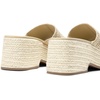 image:imageDREAM PAIRS Platform Espadrille Sandals for Women Wedges Slides Slip on Bohemia Sandals Flatform Open Toe Beach Sandals Dressy Outdoor Summer ShoesNude