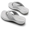 image:imageDREAM PAIRS Platform Flip Flops for Women Cushioned Thong Sandals with Soft Eva Foam Insole Lightweight Lycra fabric Comfort Dressy Slides Slippers for Summer BeachGrey