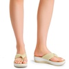 image:imageDREAM PAIRS Platform Flip Flops for Women Cushioned Thong Sandals with Soft Eva Foam Insole Lightweight Lycra fabric Comfort Dressy Slides Slippers for Summer BeachBeige