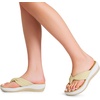 image:imageDREAM PAIRS Platform Flip Flops for Women Cushioned Thong Sandals with Soft Eva Foam Insole Lightweight Lycra fabric Comfort Dressy Slides Slippers for Summer BeachBeige