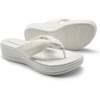image:imageDREAM PAIRS Platform Flip Flops for Women Cushioned Thong Sandals with Soft Eva Foam Insole Lightweight Lycra fabric Comfort Dressy Slides Slippers for Summer BeachWhite