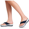 image:imageDREAM PAIRS Platform Flip Flops for Women Cushioned Thong Sandals with Soft Eva Foam Insole Lightweight Lycra fabric Comfort Dressy Slides Slippers for Summer BeachNavy