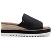 image:imageDREAM PAIRS Platform Sandals Women Slipon Espadrille Bohemia Wedge Sandals Comfort Dressy Summer Open Toe Canvas Slides for Womens Outdoor and BeachBlack