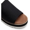 image:imageDREAM PAIRS Platform Sandals Women Slipon Espadrille Bohemia Wedge Sandals Comfort Dressy Summer Open Toe Canvas Slides for Womens Outdoor and BeachBlack
