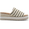image:imageDREAM PAIRS Platform Sandals Women Slipon Espadrille Bohemia Wedge Sandals Comfort Dressy Summer Open Toe Canvas Slides for Womens Outdoor and BeachNaturalfabric