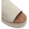 image:imageDREAM PAIRS Platform Sandals Women Slipon Espadrille Bohemia Wedge Sandals Comfort Dressy Summer Open Toe Canvas Slides for Womens Outdoor and BeachNaturalcanvas