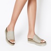 image:imageDREAM PAIRS Platform Sandals Women Slipon Espadrille Bohemia Wedge Sandals Comfort Dressy Summer Open Toe Canvas Slides for Womens Outdoor and BeachNaturalcanvas