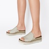 image:imageDREAM PAIRS Platform Sandals Women Slipon Espadrille Bohemia Wedge Sandals Comfort Dressy Summer Open Toe Canvas Slides for Womens Outdoor and BeachNaturalcanvas