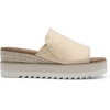image:imageDREAM PAIRS Platform Sandals Women Slipon Espadrille Bohemia Wedge Sandals Comfort Dressy Summer Open Toe Canvas Slides for Womens Outdoor and BeachNude