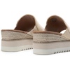 image:imageDREAM PAIRS Platform Sandals Women Slipon Espadrille Bohemia Wedge Sandals Comfort Dressy Summer Open Toe Canvas Slides for Womens Outdoor and BeachNude