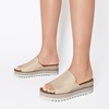 image:imageDREAM PAIRS Platform Sandals Women Slipon Espadrille Bohemia Wedge Sandals Comfort Dressy Summer Open Toe Canvas Slides for Womens Outdoor and BeachNude