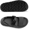 image:imageDREAM PAIRS Platform Sandals for Women Chunky Open Toe Dress Walking Comfortable Flat Sandals for SummerBlack