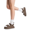 image:imageDREAM PAIRS Platform Sandals for Women Chunky Open Toe Dress Walking Comfortable Flat Sandals for SummerBrown