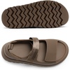 image:imageDREAM PAIRS Platform Sandals for Women Chunky Open Toe Dress Walking Comfortable Flat Sandals for SummerBrown