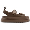 image:imageDREAM PAIRS Platform Sandals for Women Chunky Open Toe Dress Walking Comfortable Flat Sandals for SummerBrown