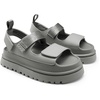 image:imageDREAM PAIRS Platform Sandals for Women Chunky Open Toe Dress Walking Comfortable Flat Sandals for SummerGrey