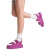 image:imageDREAM PAIRS Platform Sandals for Women Chunky Open Toe Dress Walking Comfortable Flat Sandals for SummerHot Pink