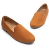 image:imageDREAM PAIRS Round Toe Flats for Women Dressy Comfortable SlipOn Dress Business Casual Office Work Shoes for WomenBrownsuede